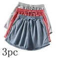 thumbnail image 1 of Aloohaidyvio Workout Shorts for Women ,3 Pack Women's Cotton Drawstring Sweat Shorts Summer Workout Lounge Shorts with Pockets, 1 of 6
