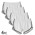 thumbnail image 1 of Aloohaidyvio Workout Shorts for Women Clearance,4 Packs Women's Sport Shorts Cotton Yoga Running Workout Shorts Summer Athletic Pant with Drawstring and Pockets, 1 of 6