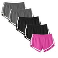 thumbnail image 1 of Aloohaidyvio 5 Pack No Boundaries Shorts for Women,2024 Womens Sweat Shorts Casual Lounge Cotton Shorts Trendy Summer Running High Waisted Athletic Shorts, 1 of 1