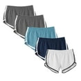 thumbnail image 1 of Aloohaidyvio 5 Pack Shorts for Women,Yoga Short Pants Cotton Sports Shorts Gym Dance Lounge Shorts Dolphin Running Athletic Shorts for Women, 1 of 2