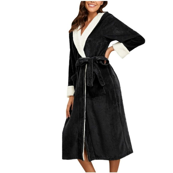Aloohaidyvio Bathrobes for Women,Soft Long Towel Robes for Women Quick Dry yet Warm