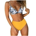 thumbnail image 1 of Aloohaidyvio Bikini Juniors,Fashion Women Sexy Solid and Printed Swimwear Bikini Split Swimsuit Set, Womens Swimwear, 1 of 3