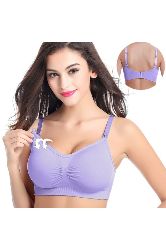 Black and Friday Bra ,Pregnant Womens Plain Color Bra Nursing Bras Vest Tops