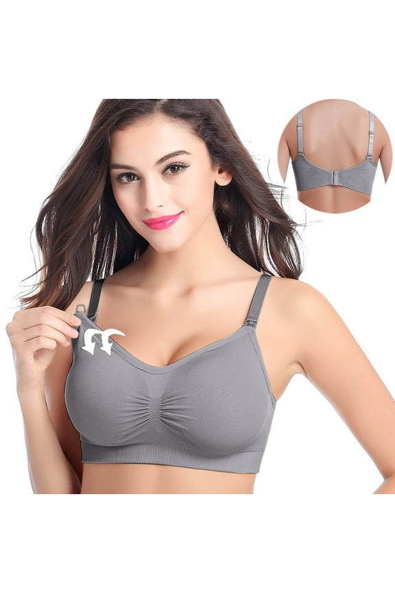 Black and Friday Bra ,Pregnant Womens Plain Color Bra Nursing Bras Vest Tops
