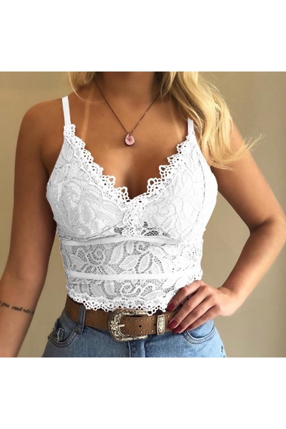 Black and Friday Bra ,Women Vest Crop Wireless Bra Sexy V-Neck Underwear Camisole