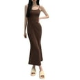 thumbnail image 1 of Aloohaidyvio Bodycon Dresses for Women,Women's Maxi Bodycon Dress Sexy Spaghetti Strap Sleeveless Tight Slip Long Dresses, 1 of 6