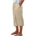 thumbnail image 1 of Aloohaidyvio Capri Pants for Women Plus Size 2024,Spring Summer Women's Casual Elastic Loose Pants Straight Wide Leg Trousers Pants, 1 of 1