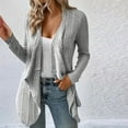 thumbnail image 1 of Aloohaidyvio Cardigan Sweaters for Women,Women's Crochet Cardigan Long Sleeve Lightweight Soft Oversized Open Front Knitted Sweater Coats, 1 of 6