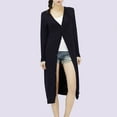 thumbnail image 1 of Aloohaidyvio Cardigan Sweaters for Women,Women's Solid Color Pocket Long Sleeved Ultra Long Thin Knitted Cardigan Jacket, 1 of 4