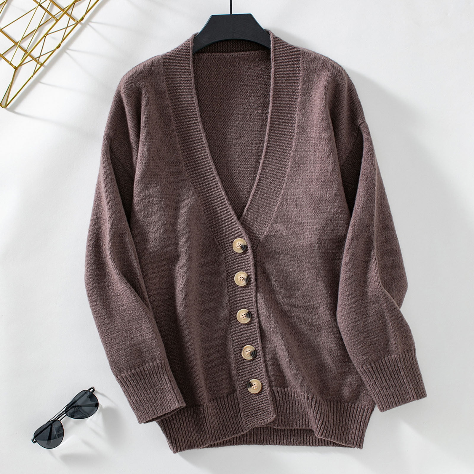Terra & Sky Women's Plus Size Chenille Shawl Cardigan