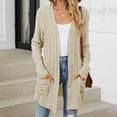 thumbnail image 1 of Aloohaidyvio Cardigans for Women Plus Size,Women's Knit Cardigans with Pockets Casual Lightweight Open Front Cardigan Sweaters for Women, 1 of 4