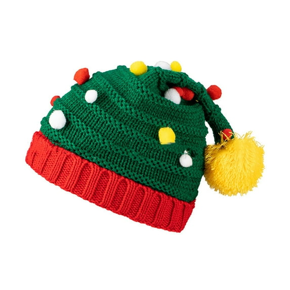 Aloohaidyvio Christmas Hat for Women and Men,Christmas Hats for Women Santa Hat Adult Unisex Classic Knitted Warm Beanie for New Year Holiday Party Hats
