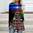thumbnail image 1 of Aloohaidyvio Christmas Hoodies,Christmas Women Tops Casual Long Sleeve Round Neck Loose Blouse, 1 of 5