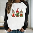 thumbnail image 1 of Aloohaidyvio Christmas Hoodies,Womens Christmas Round-Neck Long Sleeve Tops Printed Regular Blouse, 1 of 5