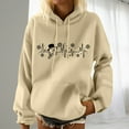 thumbnail image 1 of Aloohaidyvio Christmas Hoodies,Womens Hooded Sweatshirts Printing Long Sleeve Pocket Pullover Shirt, 1 of 5