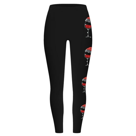 Aloohaidyvio Christmas Leggings for Women No Boundaries Womens Ultra Soft Brushed Christmas Day Leggings Pants Ankle Length Tummy Control Yoga Pants
