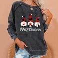 thumbnail image 1 of Aloohaidyvio Christmas Tops,Womens Christmas Sweatshirt Fashion Print Round-Neck Pullover Tops Long Sleeve Comfortable Blouse, 1 of 5