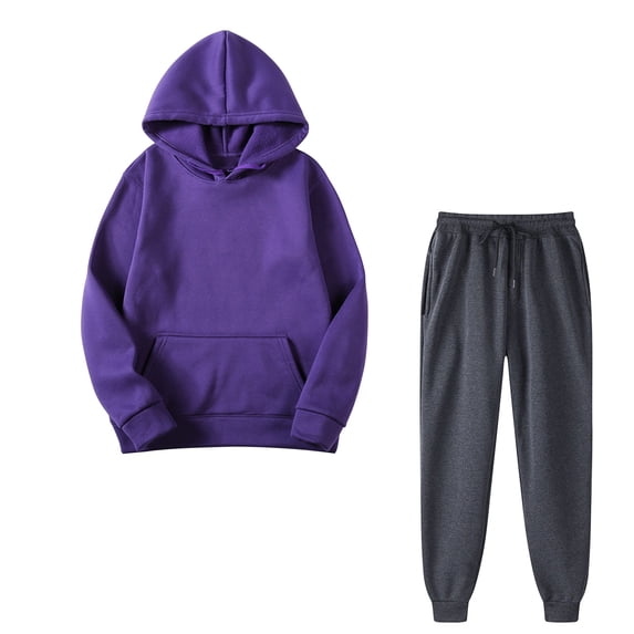 Aloohaidyvio Women Sweatsuits 2Pcs Sets,Womens Fall Winter Tracksuits Long Sleeve Pullover Hoodies Pants Suit, Womens Seatsuits