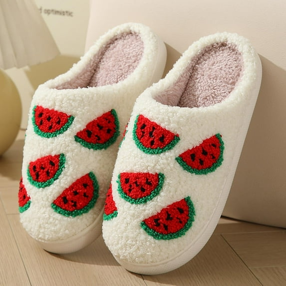 Aloohaidyvio Cute Slippers for Women Men Memory Foam Cozy Plush Slippers Couple Indoor Hous Slippers