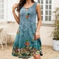 thumbnail image 1 of Aloohaidyvio Dresses for Women,Women Fashion Printed Casual Round-Neck Sleeveless Long Dress, 1 of 6