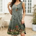 thumbnail image 1 of Aloohaidyvio Dresses for Women,Women Fashion Printed Casual Round-Neck Sleeveless Long Dress, 1 of 6