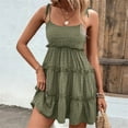 thumbnail image 1 of Aloohaidyvio Dresses for Women,Womens Fashionable Solid Color Sleeveless Bra Dress with Suspender Dress, 1 of 4