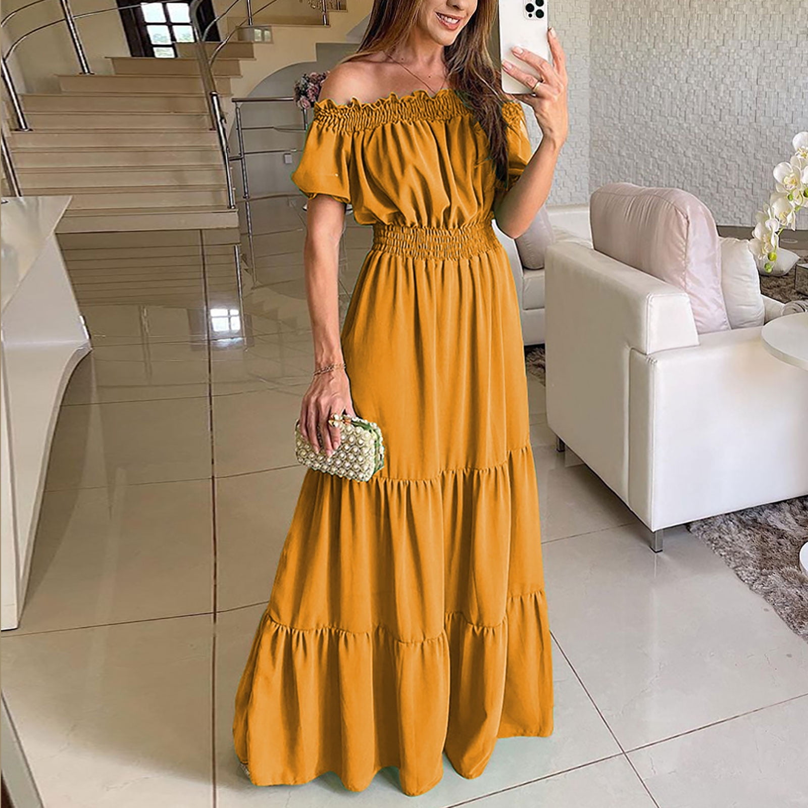casual easter dress Sunday Dresses from Amazon Renee C Off the black full sleeve dress Size:Size N0