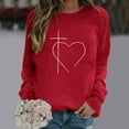 thumbnail image 1 of Aloohaidyvio Easter Clothes Women, Easter Womens Long Sleeved Round Neck Sports Shirt Tops，Easter Ladies Clothing, 1 of 4