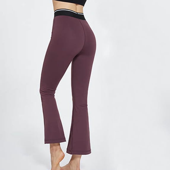 Aloohaidyvio Flare Leggings for Women High Waisted Flared Leggings for Women Bootcut Casual Workout Yoga Pants,US Size S-XL
