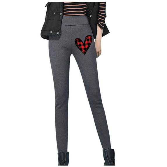 Aloohaidyvio Fleece Lined Leggings Womens Tummy Control High Waisted Winter Thermal Warm Soft Yoga Pants for Workout,Sizes S