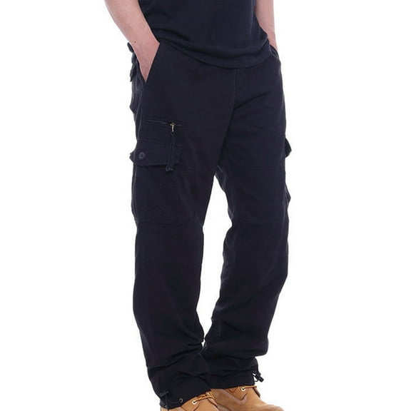 Aloohaidyvio George Casual Cargo Pants for Men - Stretchable, Regular Fit Cargo Work Pants for Men - Outdoor Mens Work Pants