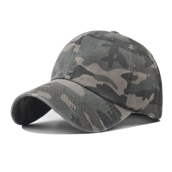 Aloohaidyvio George Men's Camo Baseball Hat Soft Vintage Washed Cotton Baseball Cap