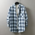 thumbnail image 1 of Aloohaidyvio Men's Flannel Plaid Shirts Long Sleeve Casual Button Down Shirt with Pockets, 1 of 3