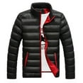 thumbnail image 1 of Aloohaidyvio Mens Hooded Winter Coat Warm Puffer Jacket Thicken Cotton Coat, 1 of 6