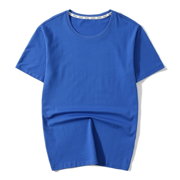 Aloohaidyvio George Mens T Shirt - Short Sleeve Crew Neck Soft Fitted Tees Fresh Classic Tshirts ,Heavyweight Cotton Crew neck Tee