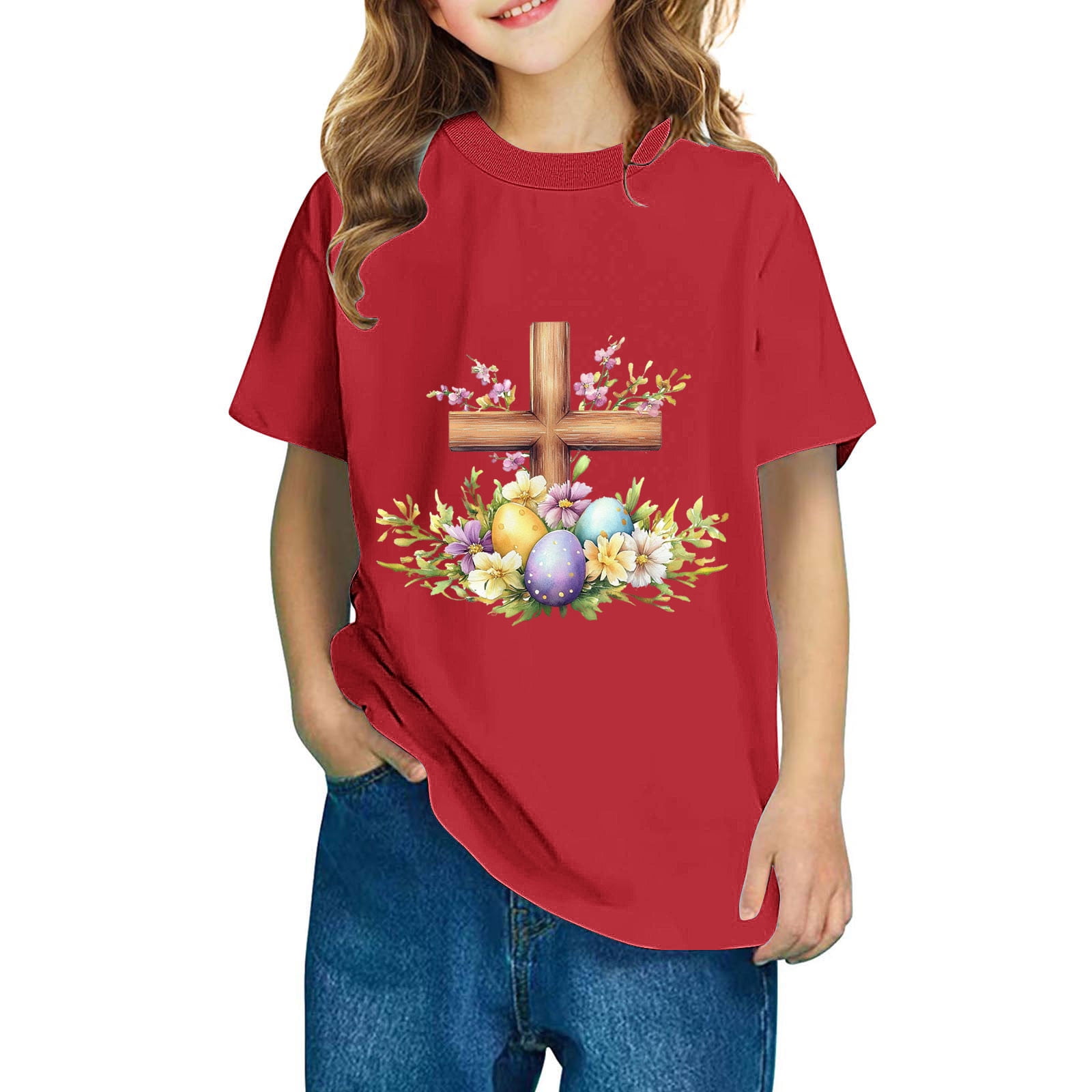 Girls Easter Tee main image 0