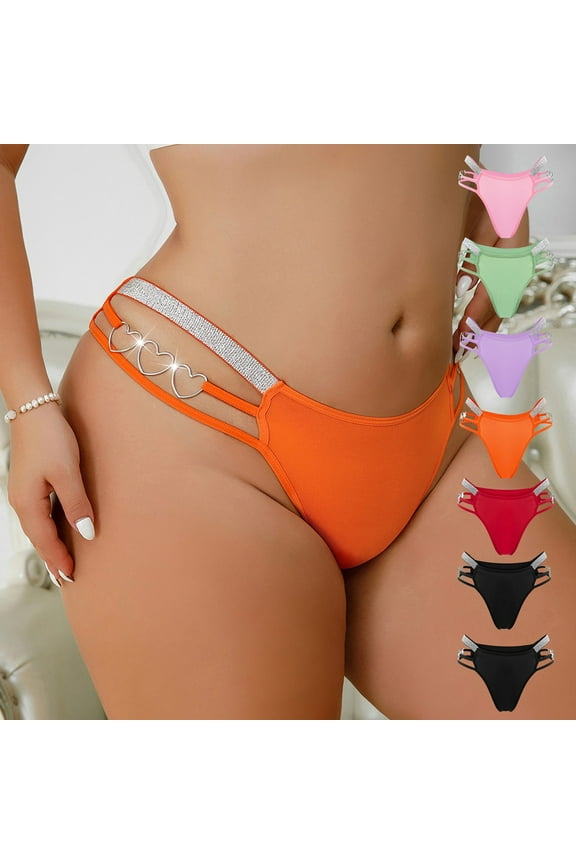 Girls Underpants,Womens Thong with Lace Lace and Playful Low Waisted Thin Belt,Valentine'S Day Lingerie