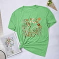 thumbnail image 1 of Aloohaidyvio Graphic T Shirts for Women,Summer Womens Vintage Flowers Crew Neck Printed Shirt Spring Boho Flower Graphic Tee 2024 Wildflower Botanical Short Sleeve T Shirt, 1 of 4