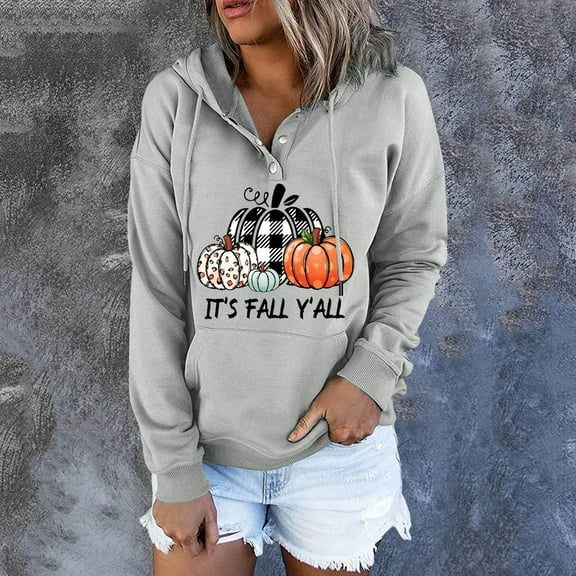 Aloohaidyvio Hoodies,Women Sweatshirt Casual Crewneck Loose Hooded Drawstring Pocket Tops