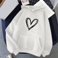 thumbnail image 1 of Aloohaidyvio Hoodies,Womens Comfortable Sweater Hooded Pocket Drawstring Sweater, 1 of 4