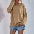 thumbnail image 1 of Aloohaidyvio Hoodies,Womens Solid Color Hoodie Long Sleeve Sweatshirts Tops Blouse, 1 of 6