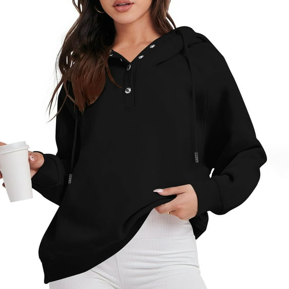 Aloohaidyvio Hoodies for Women,Womens Casual Color Long Sleeve Zipper Pullover Hooded Tops with Pocket