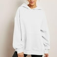 thumbnail image 1 of Aloohaidyvio Hoodies for Women,Womens Hooded Tops Casual Color Long Sleeve Zipper Pullover Hoodie, 1 of 6