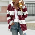 thumbnail image 1 of Aloohaidyvio Jackets,Womens Sweatshirt V-Neck Pullover Tops Long Sleeve Hooded Blouse, 1 of 5