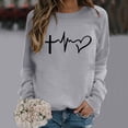thumbnail image 1 of Aloohaidyvio Jesus T Shirt Womens, Easter Womens Long Sleeved Round Neck Sports Shirt Tops，Easter Ladies Clothing, 1 of 3