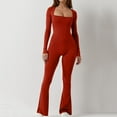thumbnail image 1 of Aloohaidyvio Jumpsuits for Women Casual,Womens Flare Jumpsuits Sexy One Piece Bodycon Spaghetti Straps Rompers Unitard Bodysuit, 1 of 6