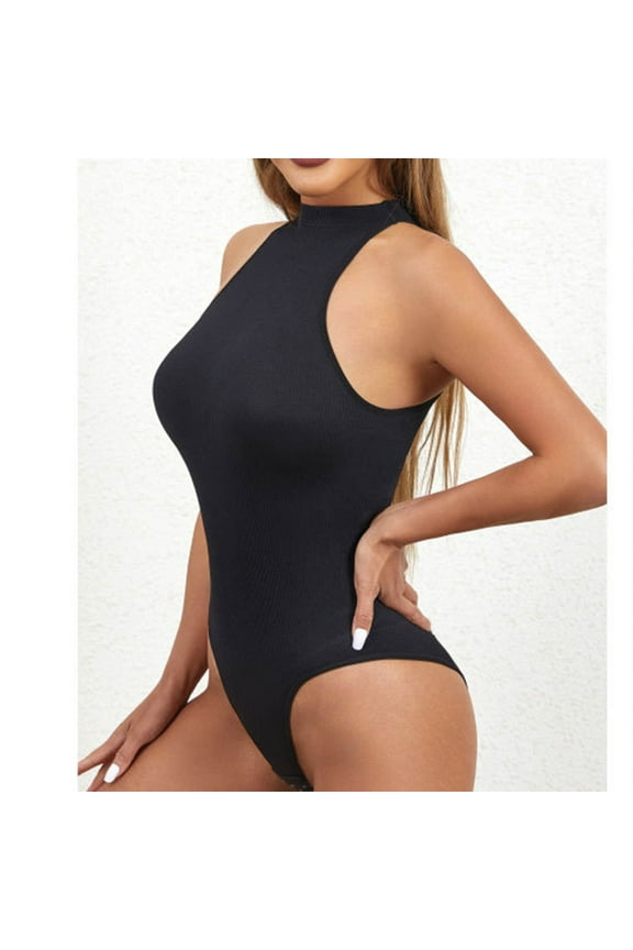 Jumpsuits for Women Summer Dressy,Bodysuit for Women Tummy Control Shapewear Seamless Sculpting Thong Body Shaper Tank Top