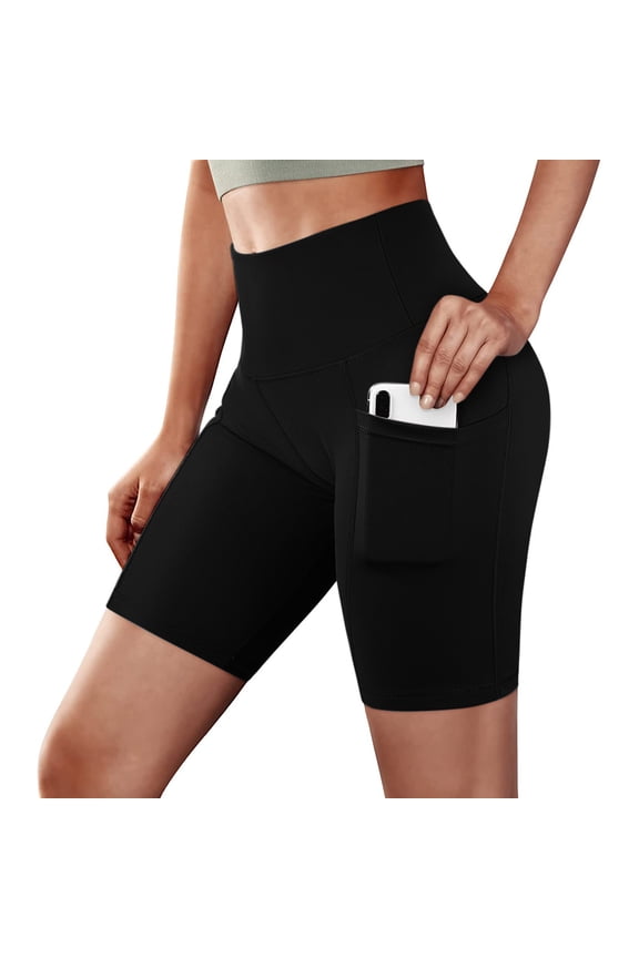 Ladies Pants,Womens Pants Basic Slip Bike Compression Workout Leggings Yoga Shorts