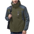 thumbnail image 1 of Aloohaidyvio Lightweight Rain Jacket for Men Rain Coat Windbreaker Waterproof Hood Softshell Jacket for Outdoor Hiking Trave, 1 of 2