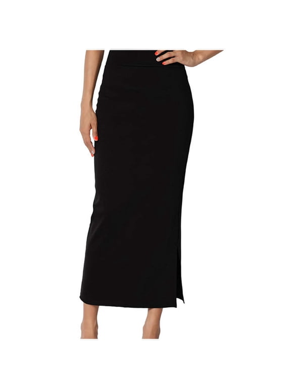 Long Skirts for Women Summer,Womens Sexy Split Half-body Skirt, Summer Ice Silk High Waist Hip Long Skirt